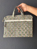 Sage Meadow Quilted Laptop Bag