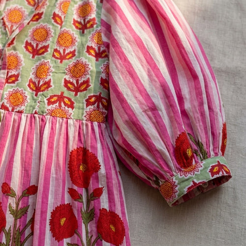 Printed cotton dress