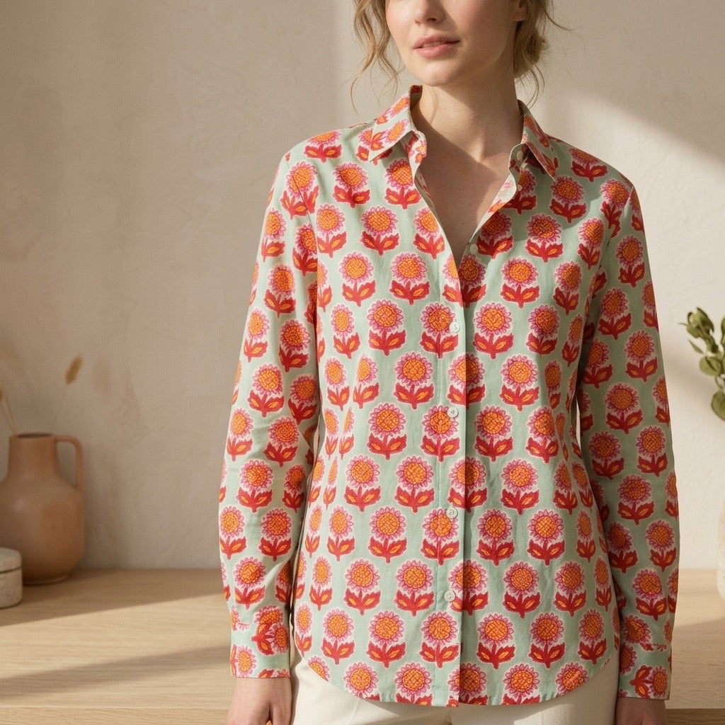 Sunlit Bloom Everyday Shirt