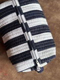 Navy Stripe Quilted Pouch Set (Set of 3)
