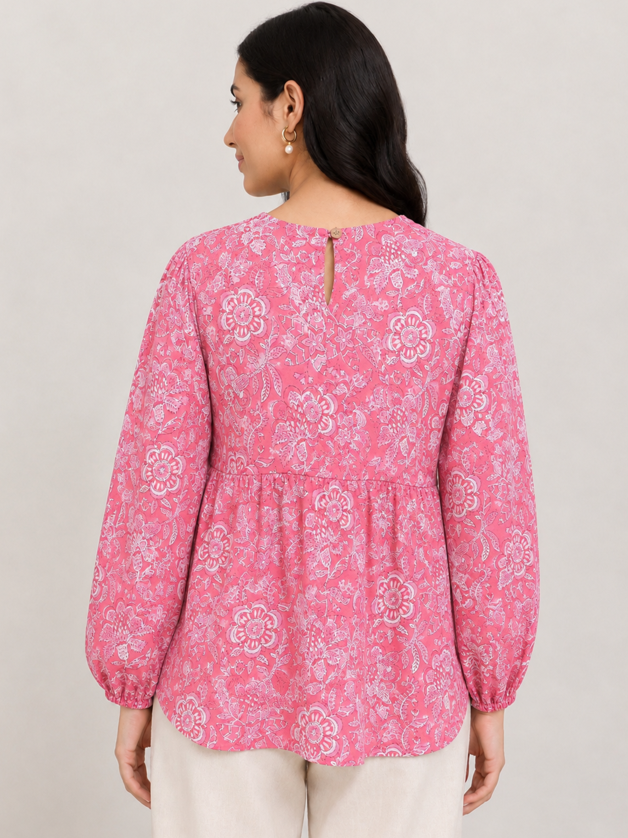 Rani Blossom Peplum Top