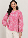 Rani Blossom Peplum Top